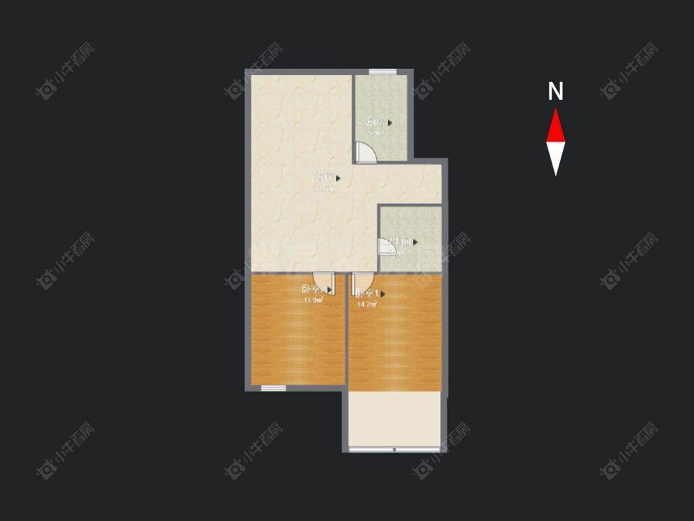 常州清潭花苑在售二手房房源户型图_小牛看房