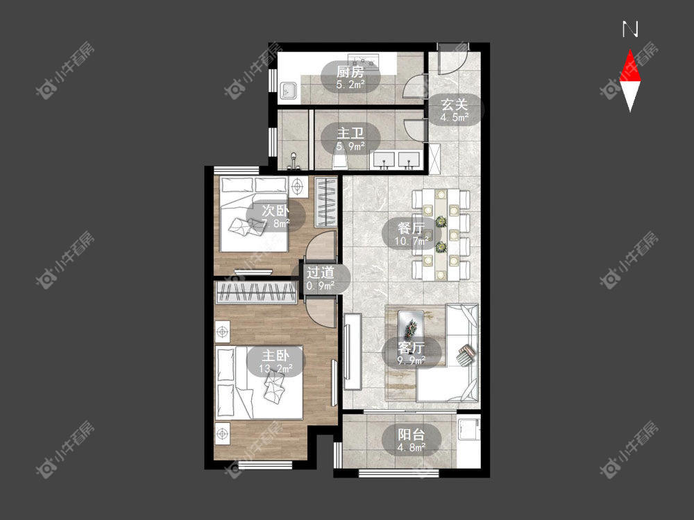 道成广场房源户型图 常州道成广场在租房源户型图_小牛看房