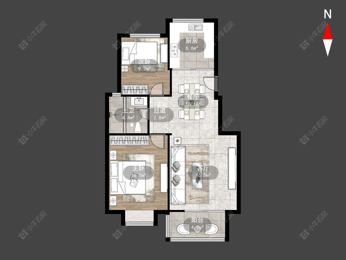 梧桐苑西区房源户型图 常州梧桐苑西区在售二手房源户型图_小牛看房