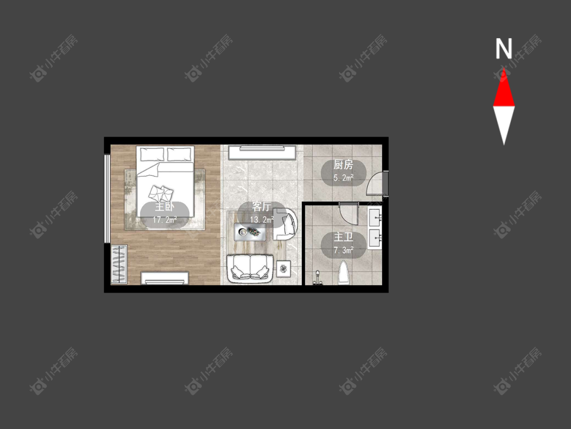 常州荣盛曼哈顿广场在售二手房源户型图_小牛看房