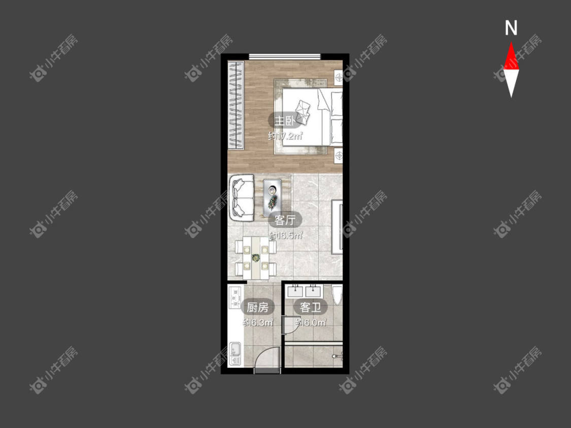 常州青阳城市广场壹号公寓租房_青阳城市广场壹号公寓1室1厅房源出租