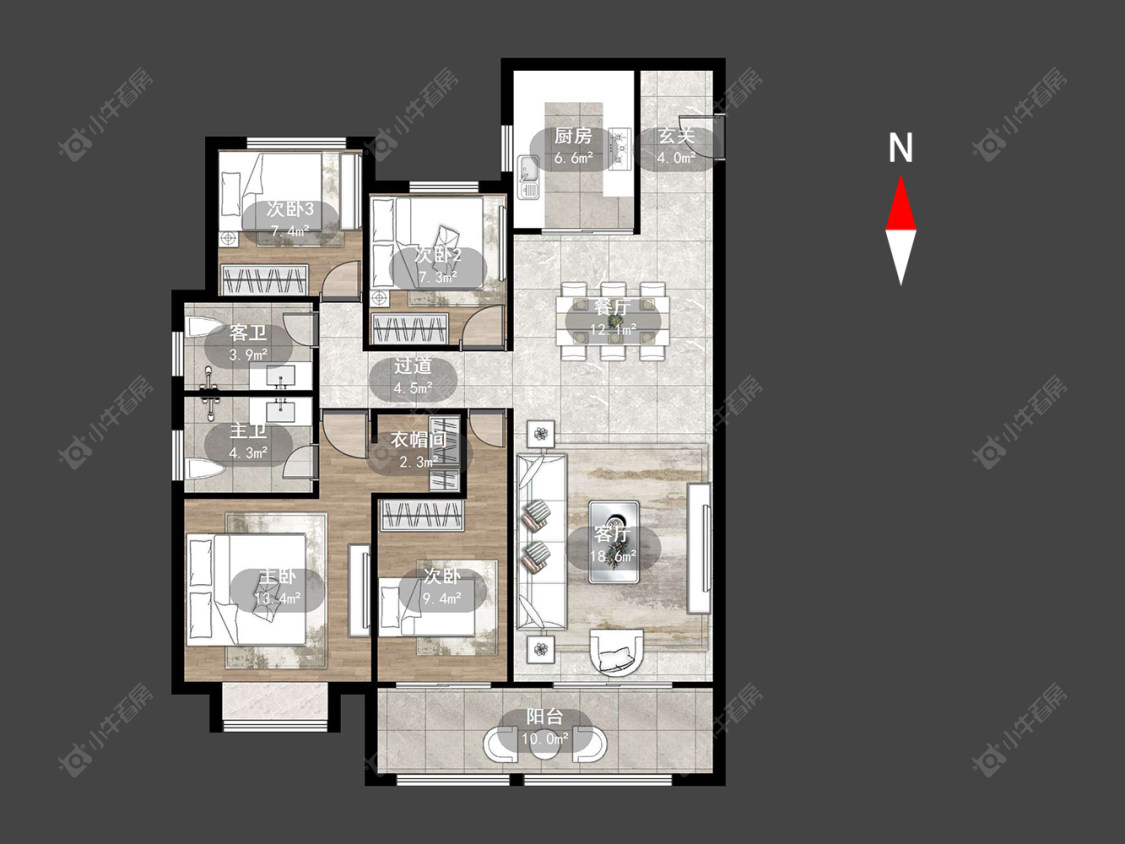 常州绿都万和城九区在售二手房源户型图_小牛看房