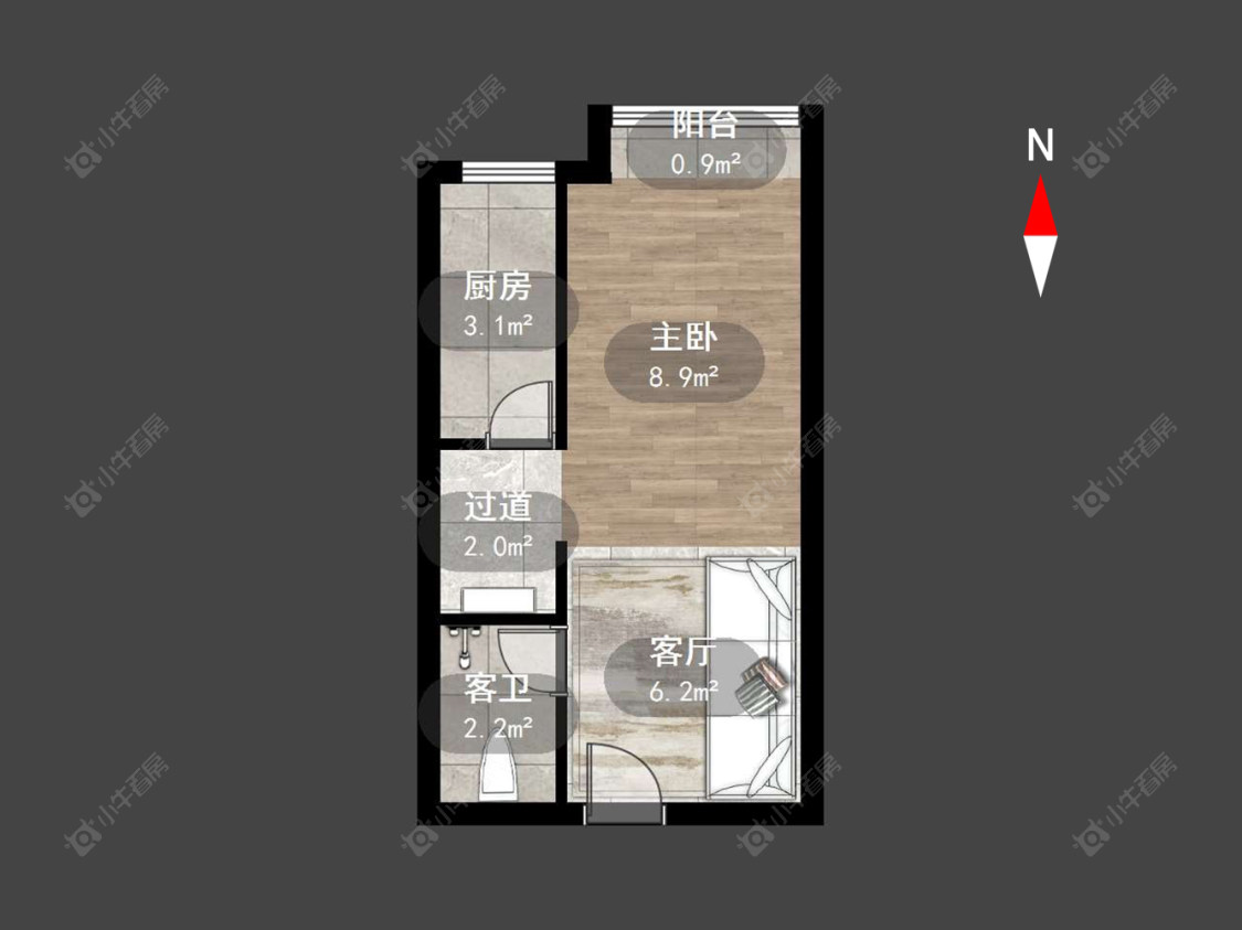 常州盛世名门在售二手房源户型图_小牛看房