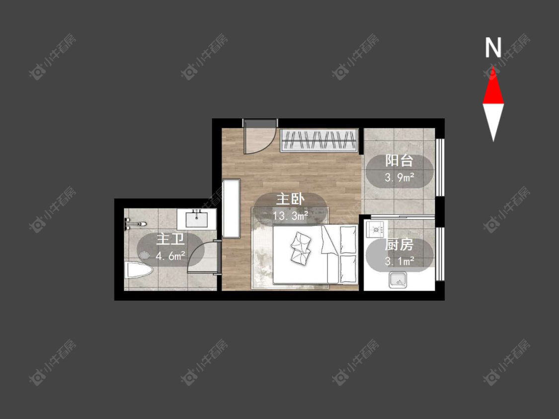 常州湖港名城在售二手房房源户型图_小牛看房