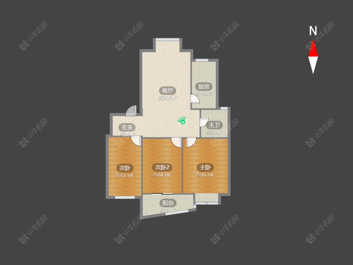 常州都市桃源二期在售二手房源户型图_小牛看房