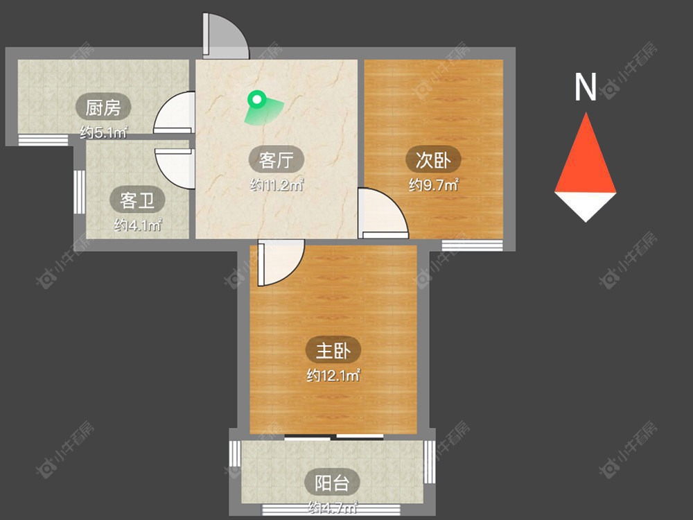 御水华庭一期房源户型图 常州御水华庭一期在售二手房源户型图_小牛看房