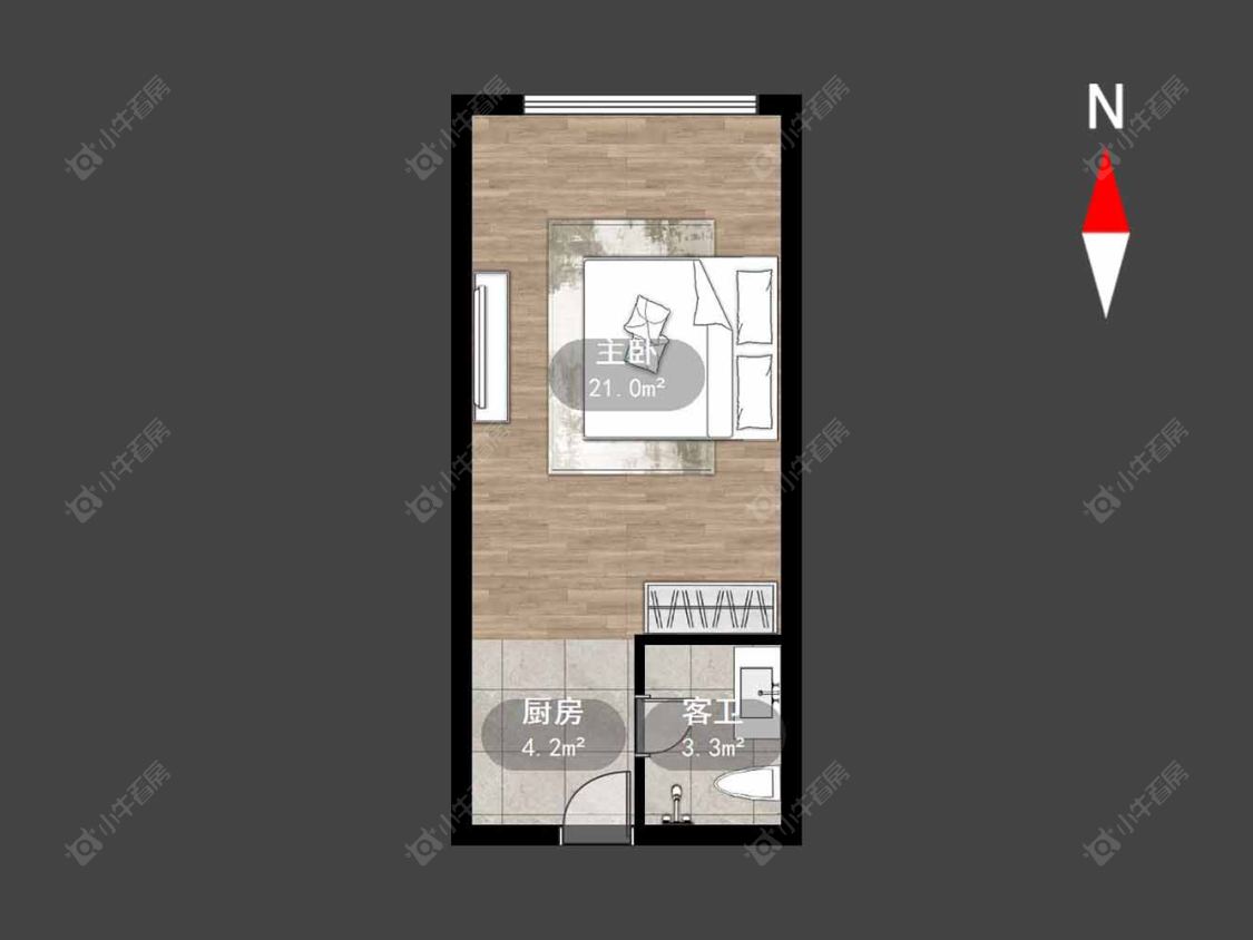 亚泰财富中心房源户型图 常州亚泰财富中心在售二手房源户型图_小牛看房