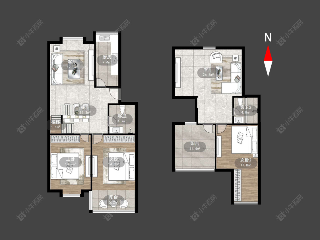 常州金禧园(钟楼)在售二手房源室内图_小牛看房