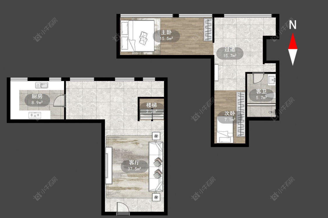 吾悦广场全能家公寓房源户型图 常州吾悦广场全能家公寓在售二手房源户型图_小牛看房