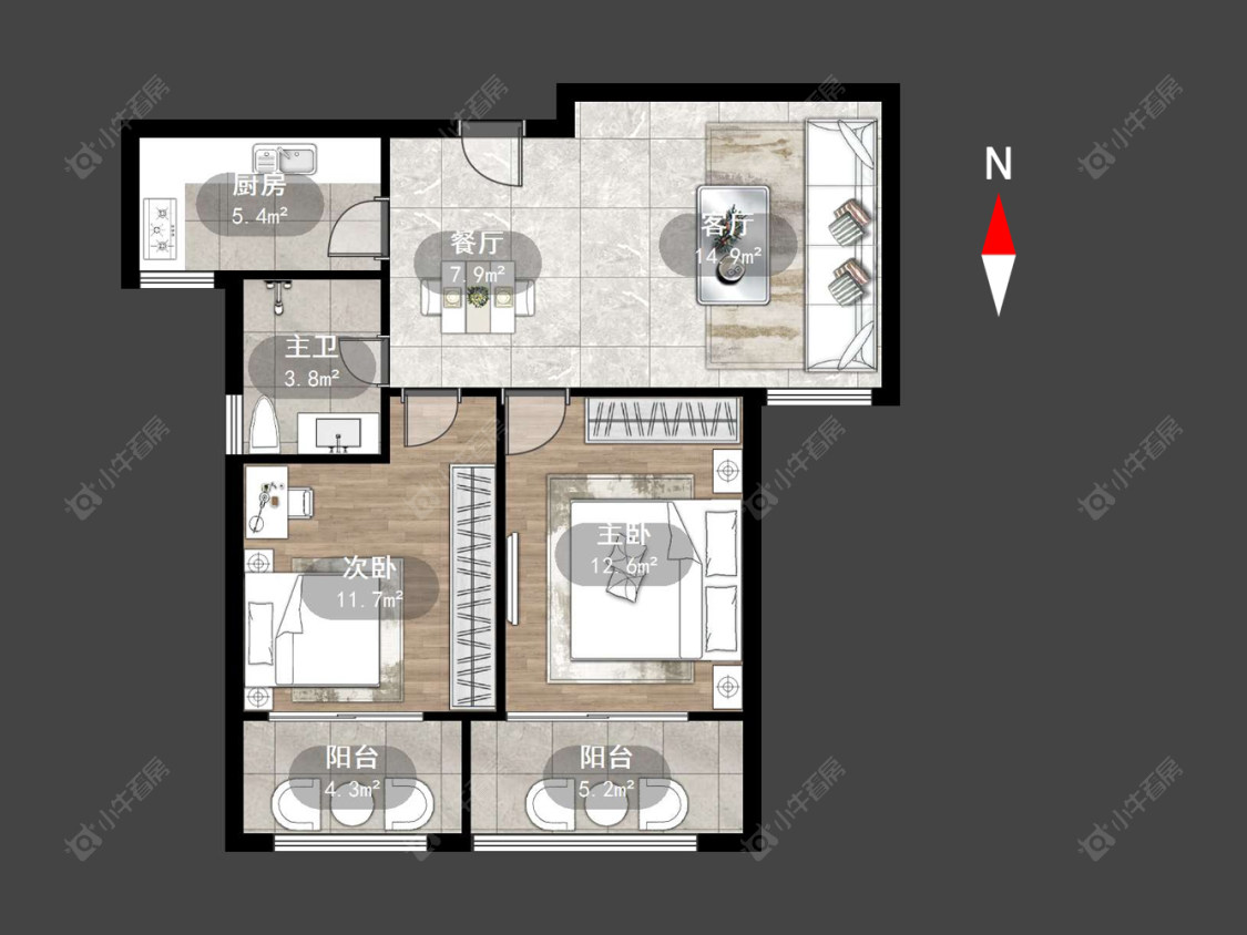 凤凰名城房源户型图 常州凤凰名城在售二手房源户型图_小牛看房