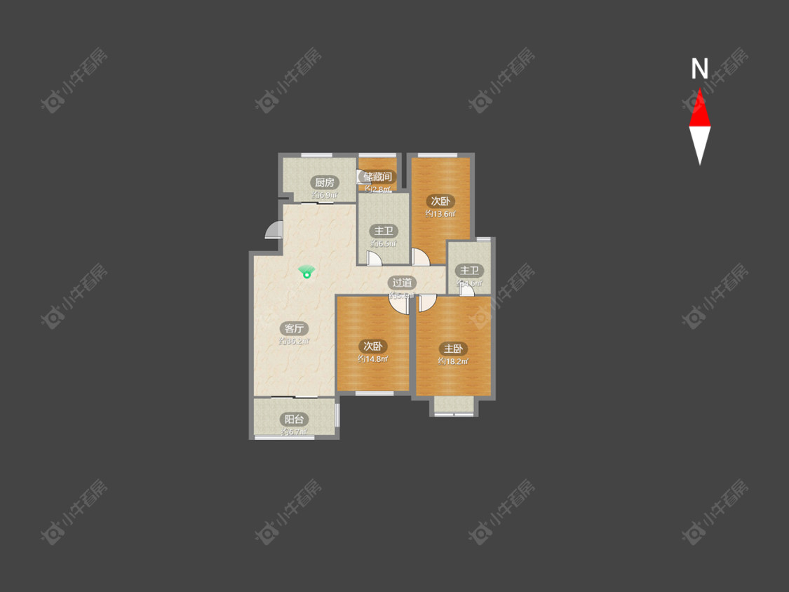 常州星鑫家园二期在售二手房源户型图_小牛看房