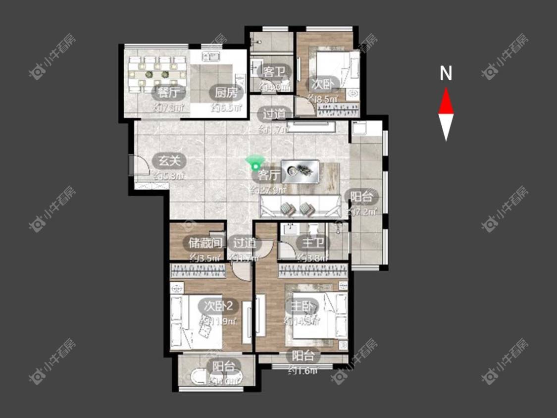 常州嘉禾尚郡在租房源_小牛看房