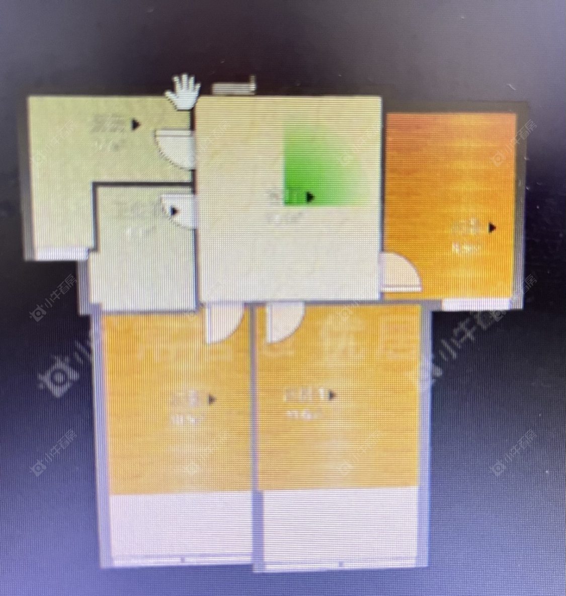 常州桂花园在租房源户型图_小牛看房