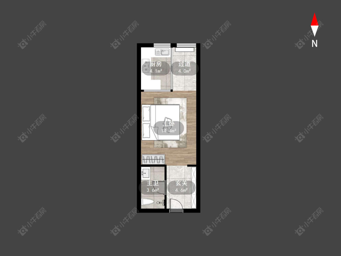 京城豪苑北区房源户型图 常州京城豪苑北区在售二手房源户型图_小牛看房