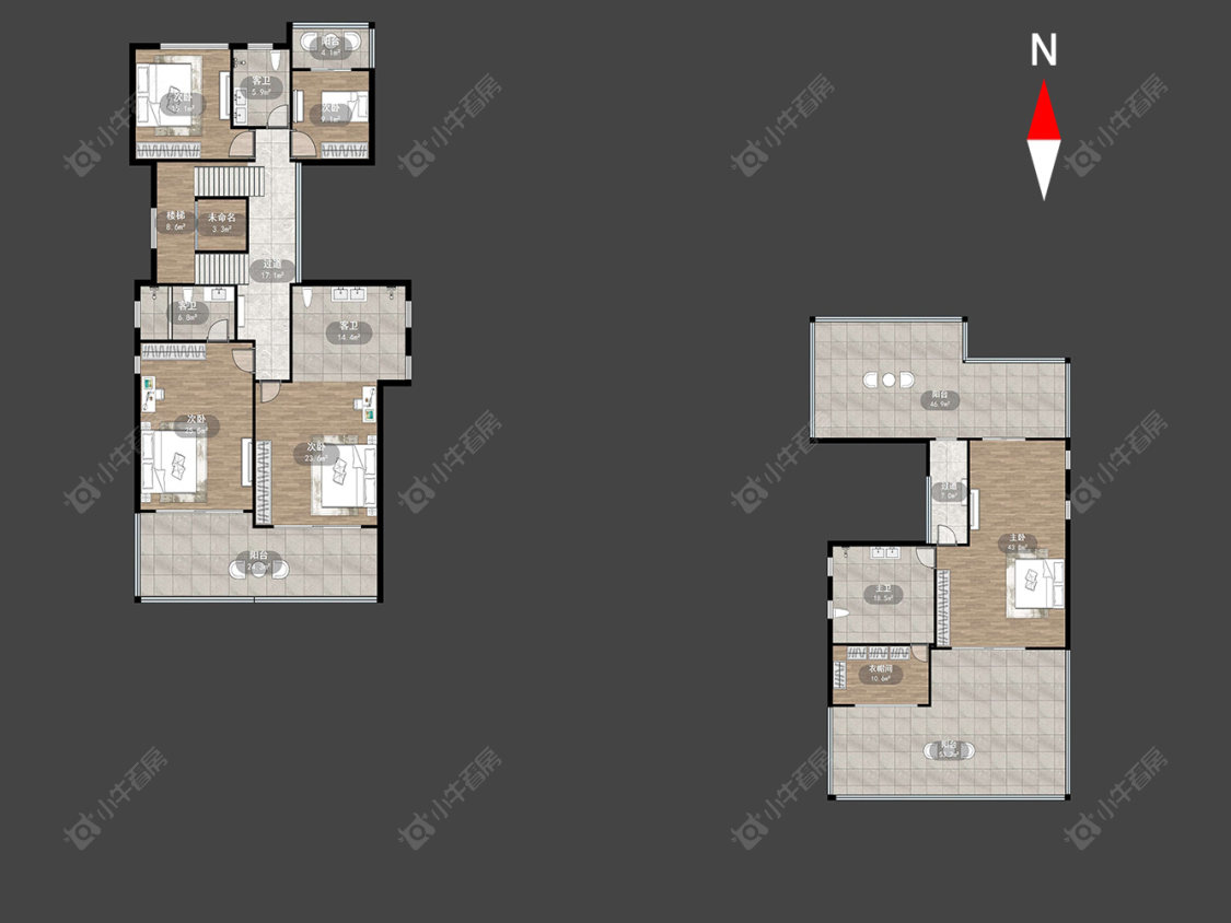 常州湟廷御墅在售二手房源户型图_小牛看房
