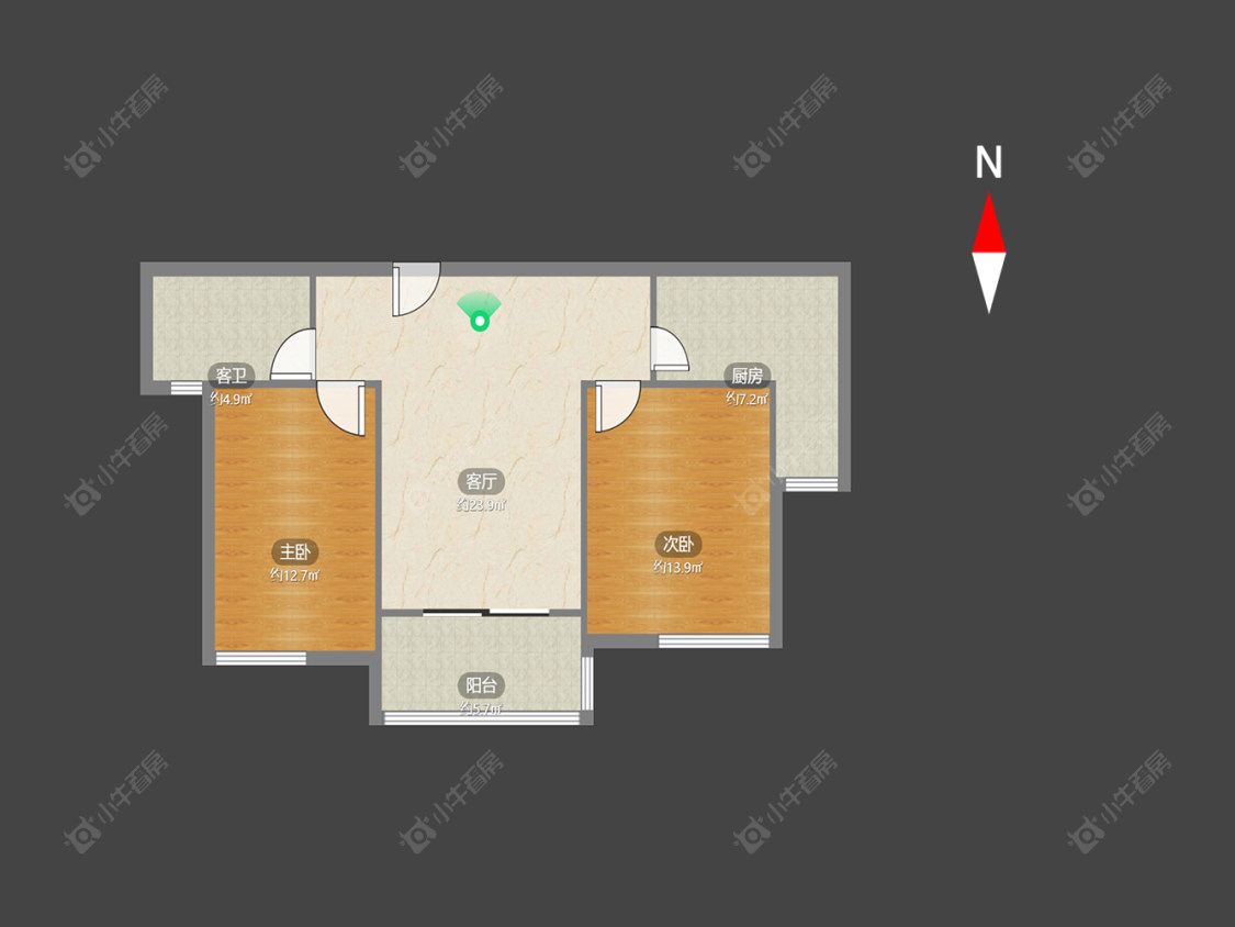 常州水清木华在售二手房源户型图_小牛看房