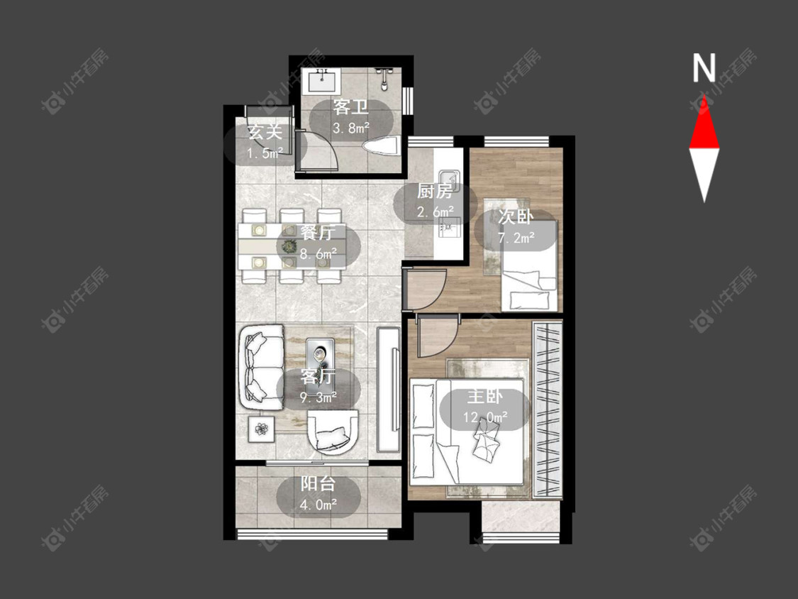 星都景苑房源户型图 常州星都景苑在售二手房源户型图_小牛看房