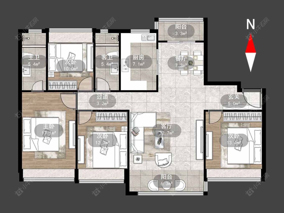 碧桂园新月时光房源户型图 常州碧桂园新月时光在售二手房源户型图_小牛看房