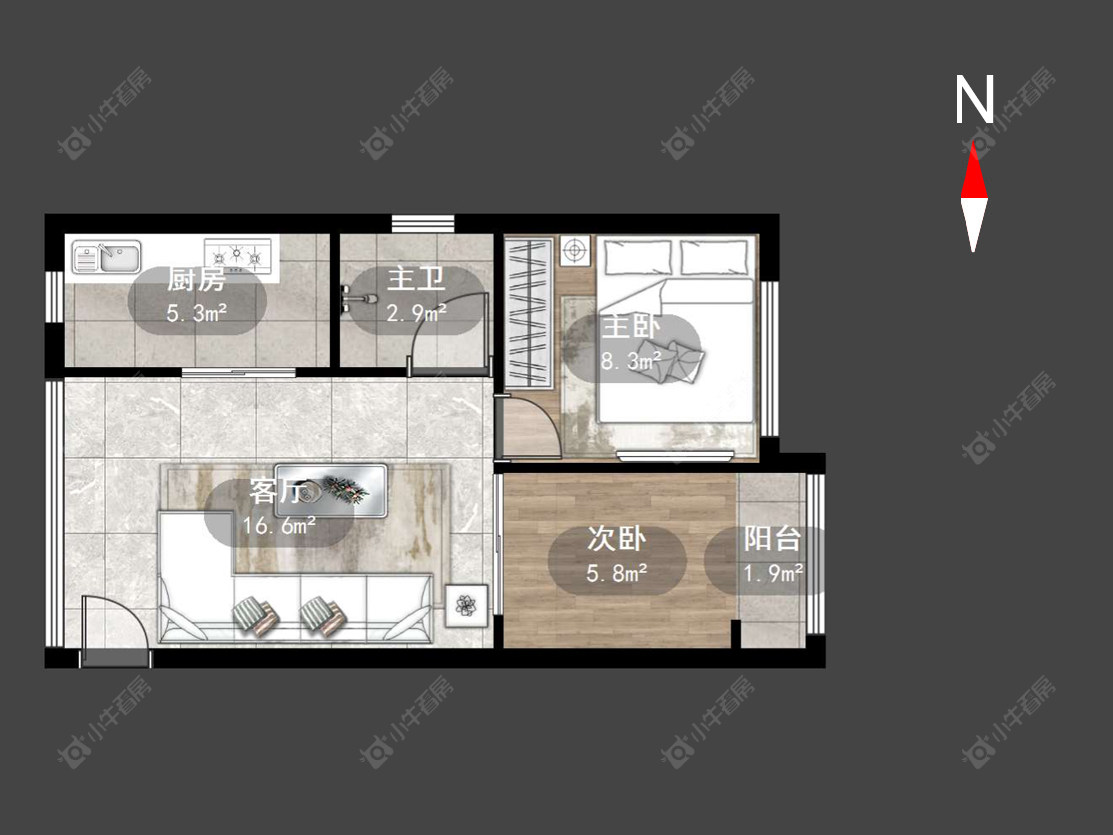 常州银河湾明苑一期在售二手房源户型图_小牛看房