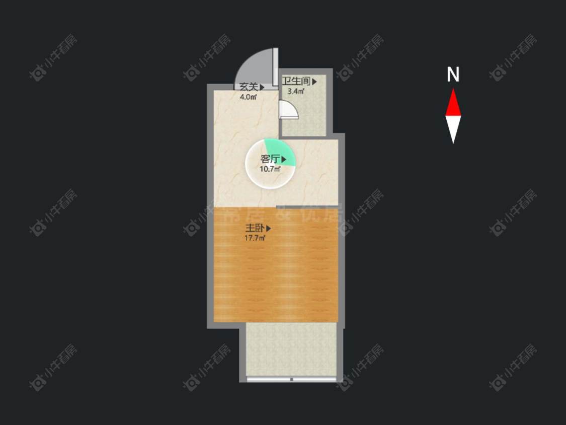 常州亚泰财富中心在售二手房源户型图_小牛看房