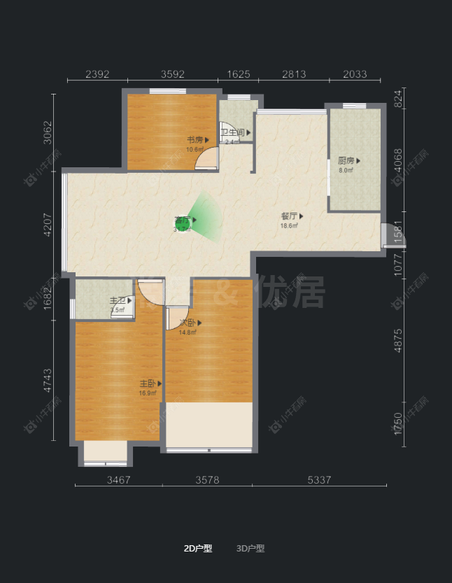 常州太湖明珠苑西苑在售二手房房源户型图_小牛看房