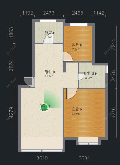 常州新魏花园在售二手房源户型图_小牛看房