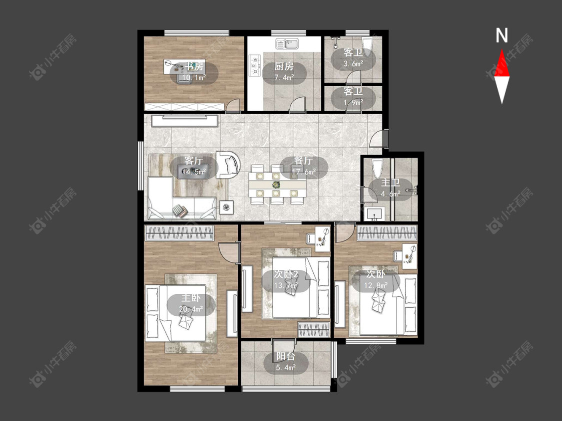 常州会馆浜公寓在售二手房源户型图_小牛看房