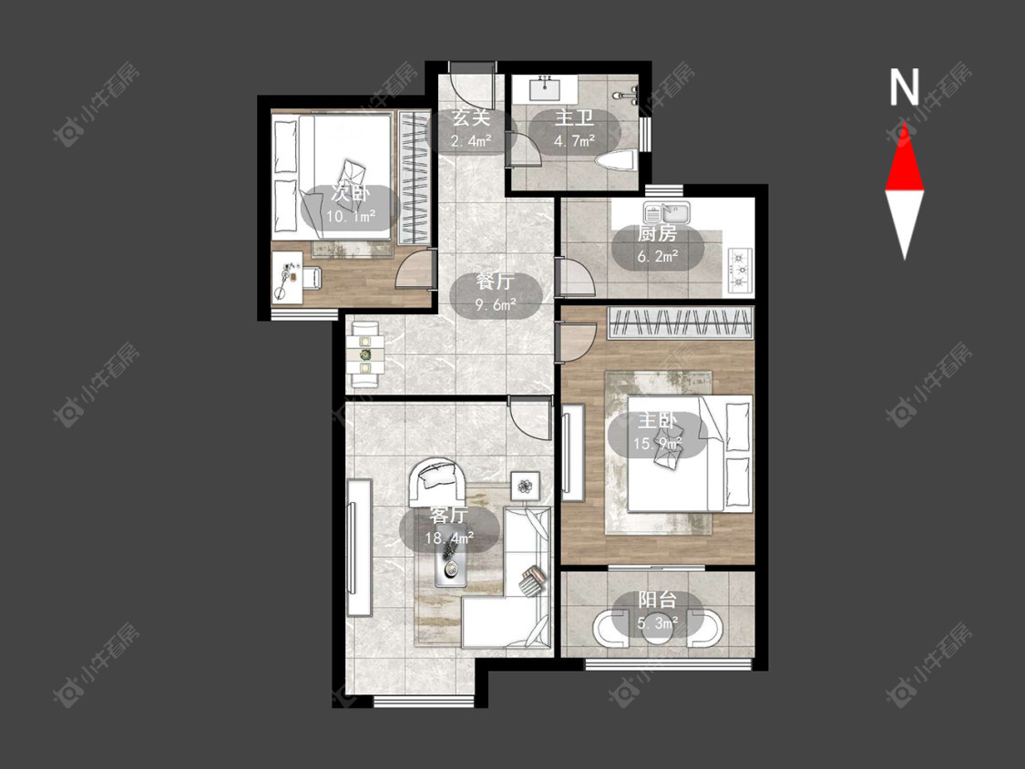 常州龙城福第在售二手房源户型图_小牛看房