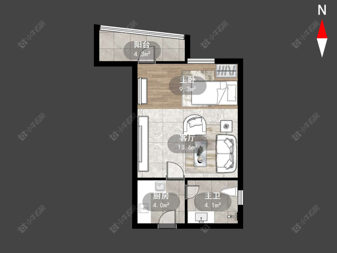常州中意宝第在售二手房源户型图_小牛看房