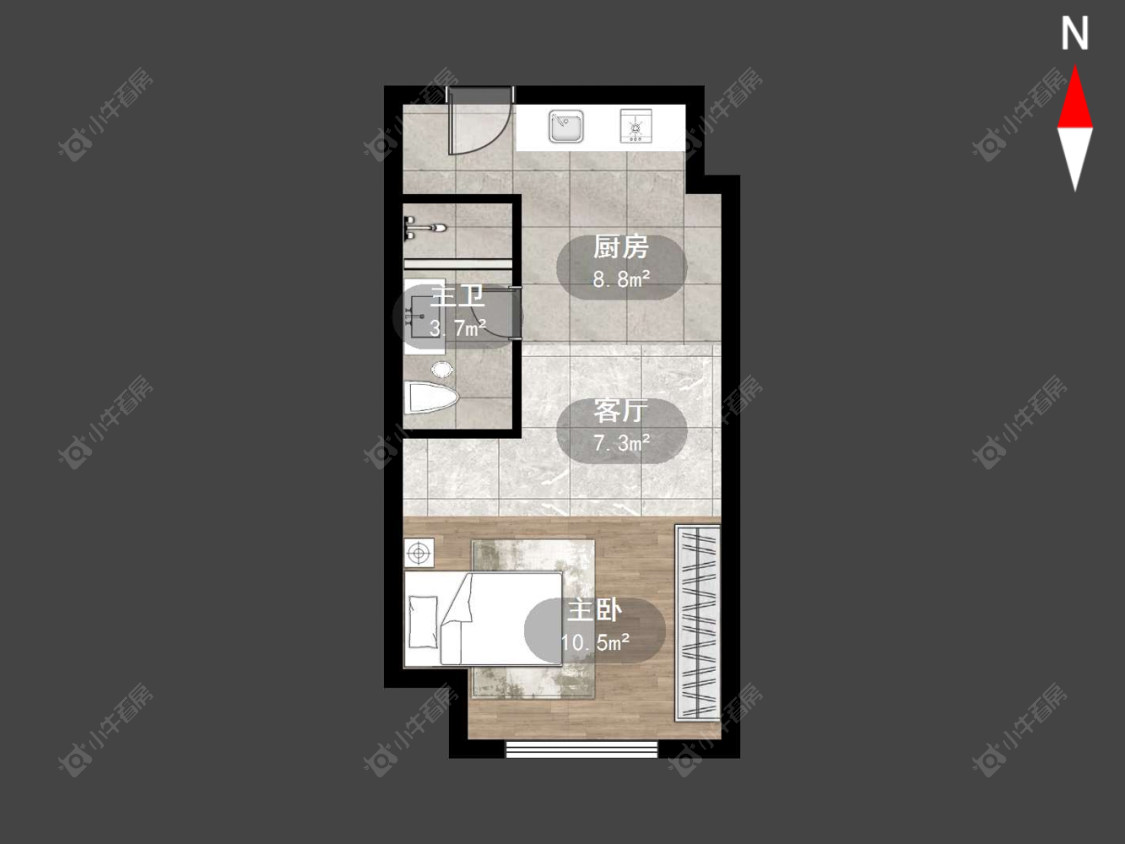 九洲新世界广场房源户型图 常州九洲新世界广场在售二手房源户型图_小牛看房