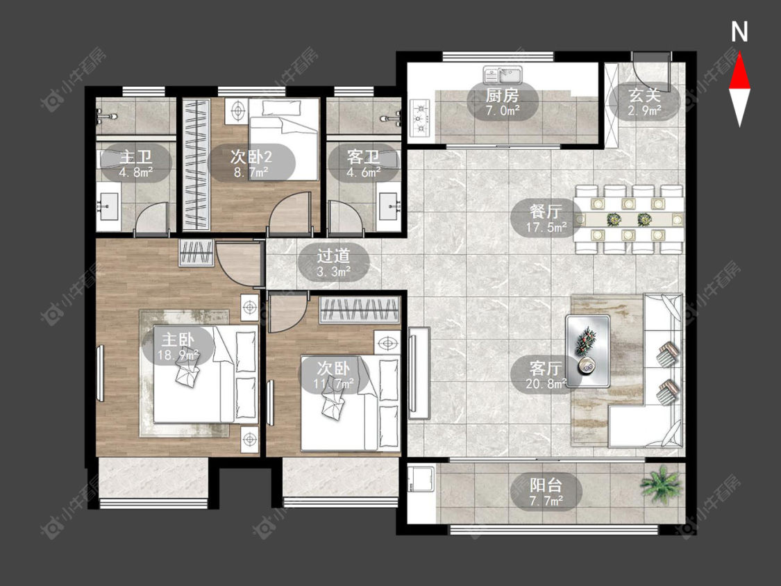 昱湖上观房源户型图 常州昱湖上观在售二手房源户型图_小牛看房
