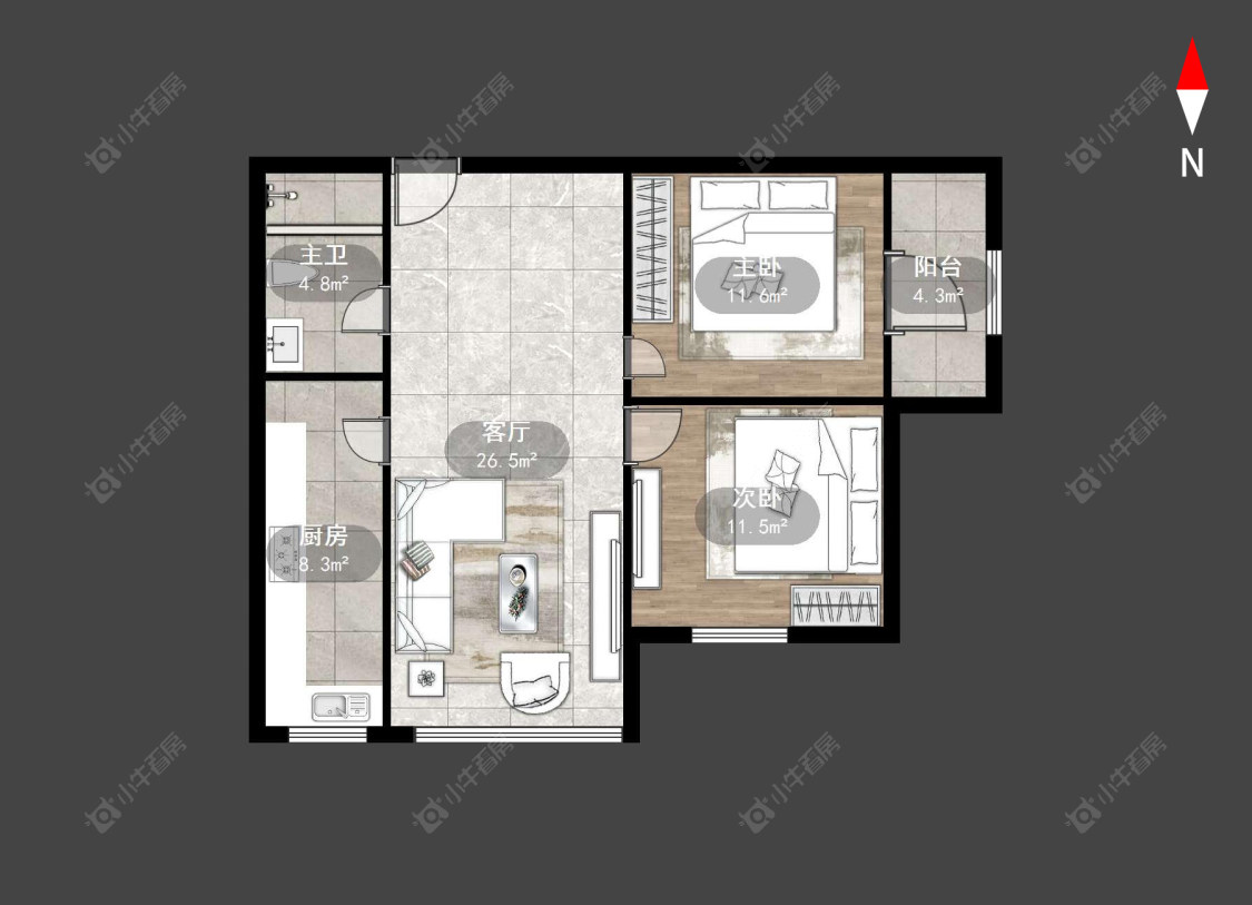 常州新天地商业广场在售二手房源户型图_小牛看房