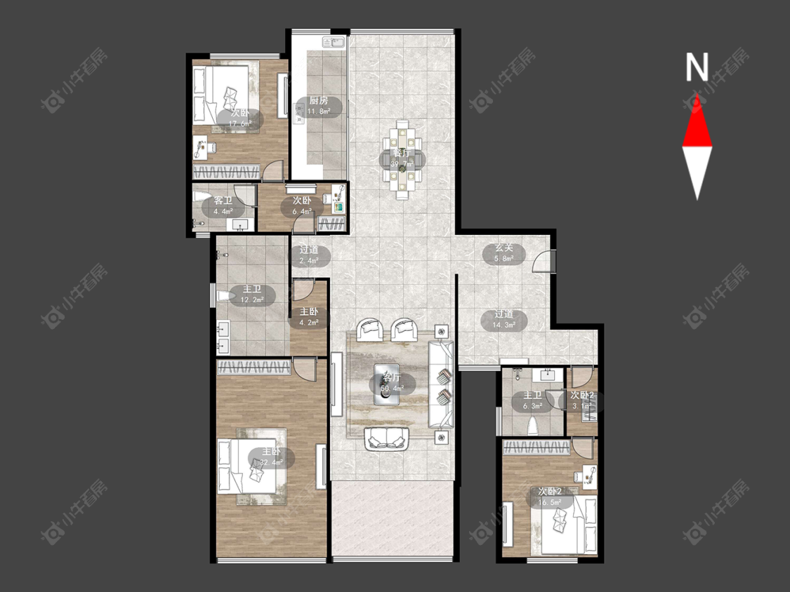 雅居乐星河湾房源户型图 常州雅居乐星河湾在售二手房源户型图_小牛看房