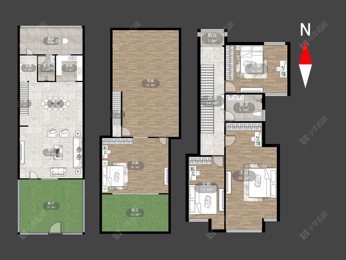 常州中天名园在售二手房源户型图_小牛看房