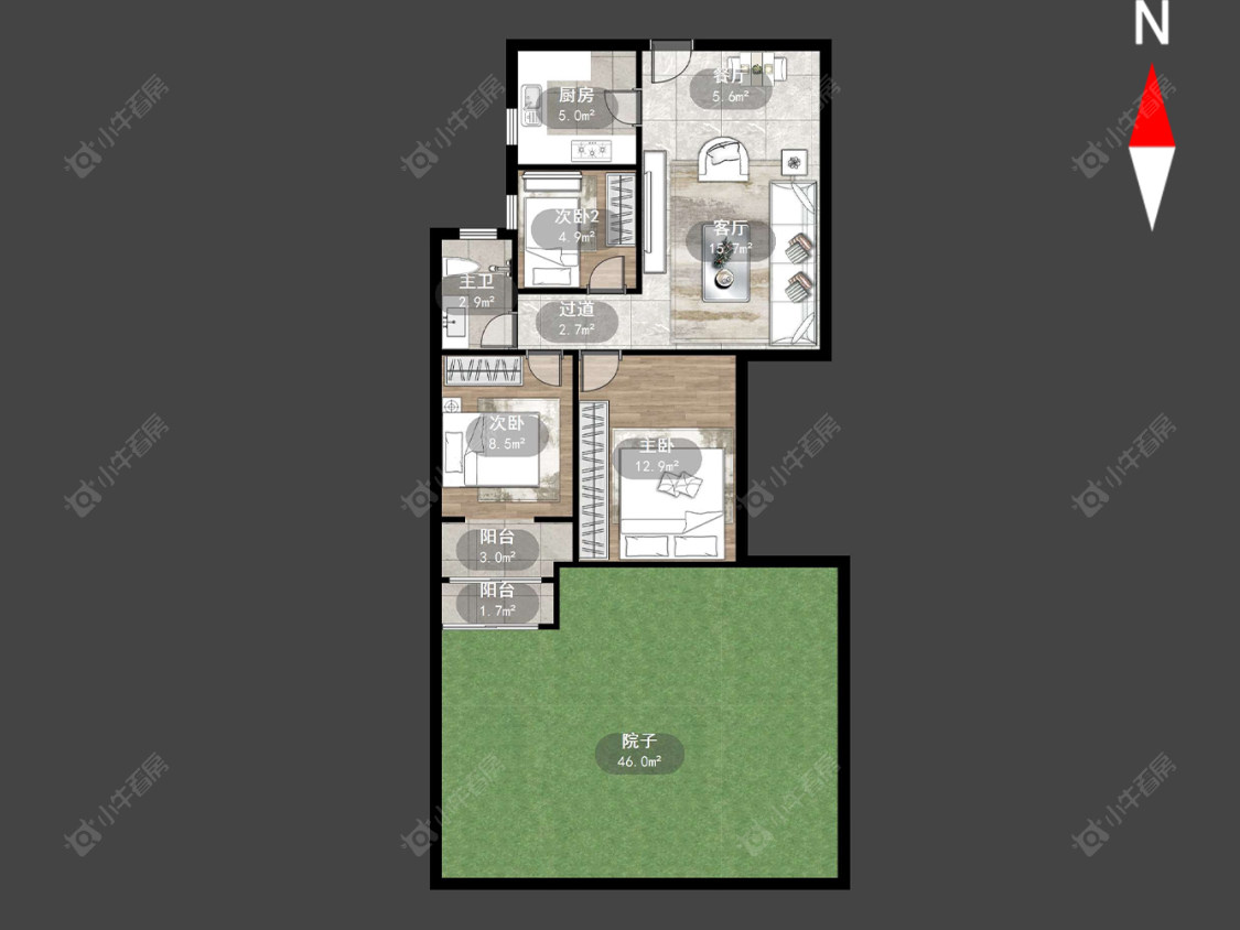 常发豪郡房源户型图 常州常发豪郡在售二手房源户型图_小牛看房