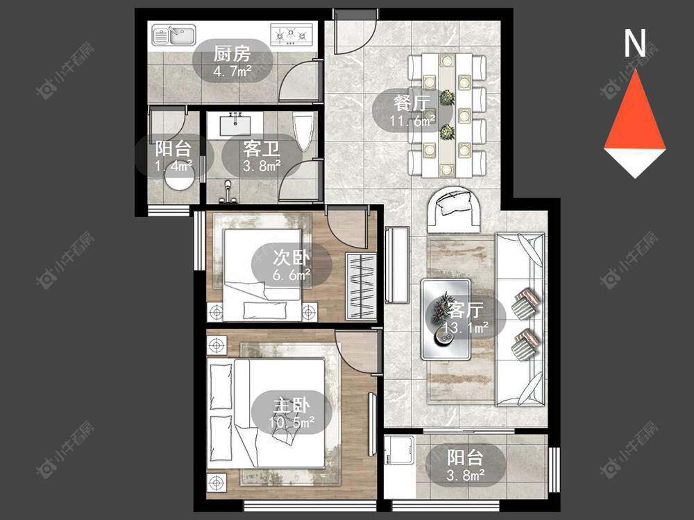 常州莱蒙城铂晶在售二手房_小牛看房