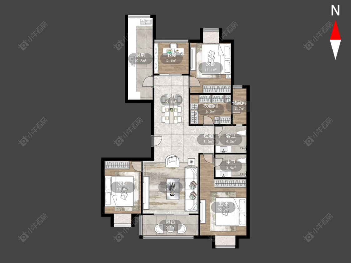 鹏欣丽都房源户型图 常州鹏欣丽都在售二手房源户型图_小牛看房