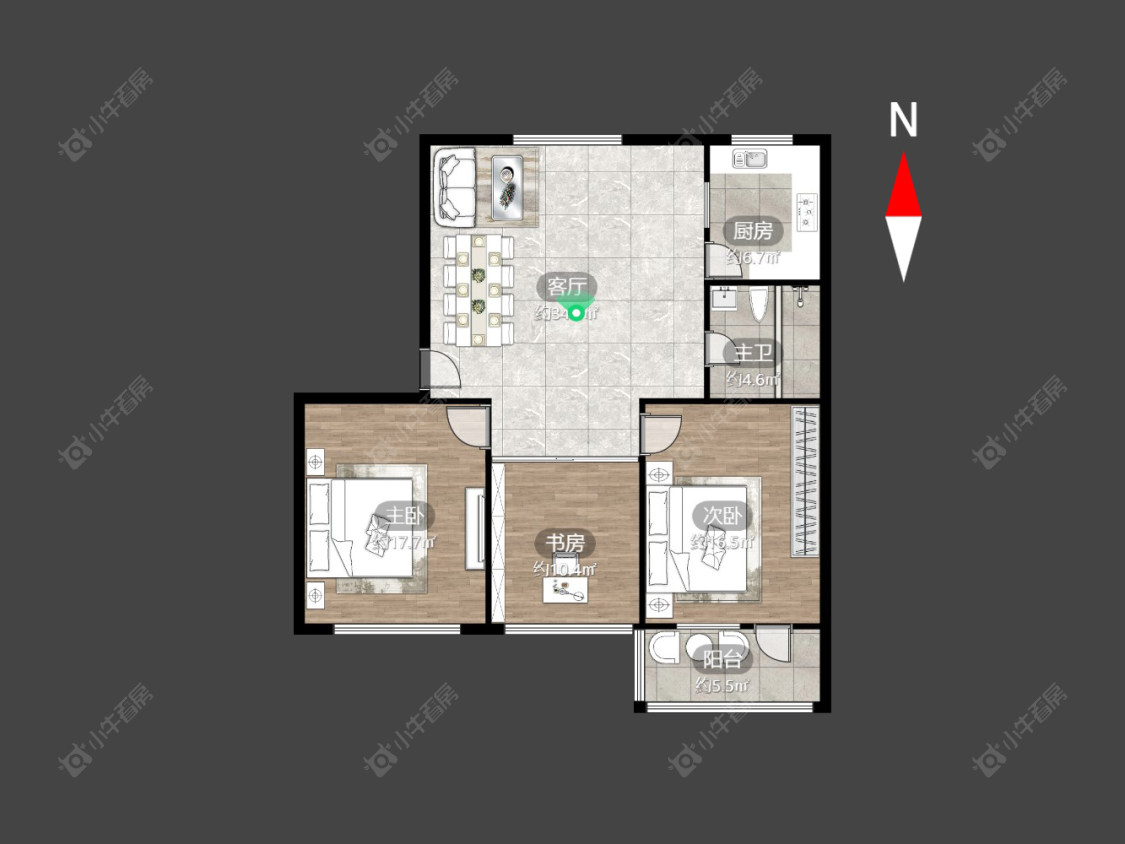 常州麻巷在售二手房源户型图_小牛看房