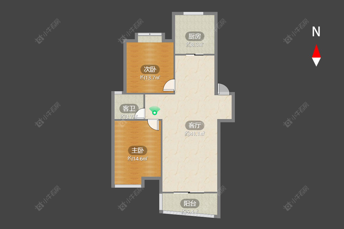 四季新城南苑房源户型图 常州四季新城南苑在售二手房源户型图_小牛看房