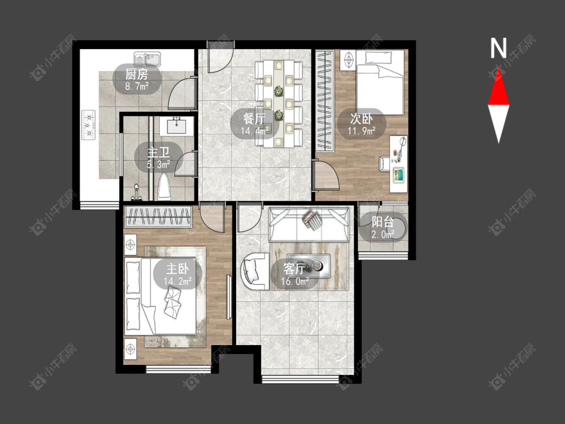 典雅花园房源户型图 常州典雅花园在售二手房源户型图_小牛看房