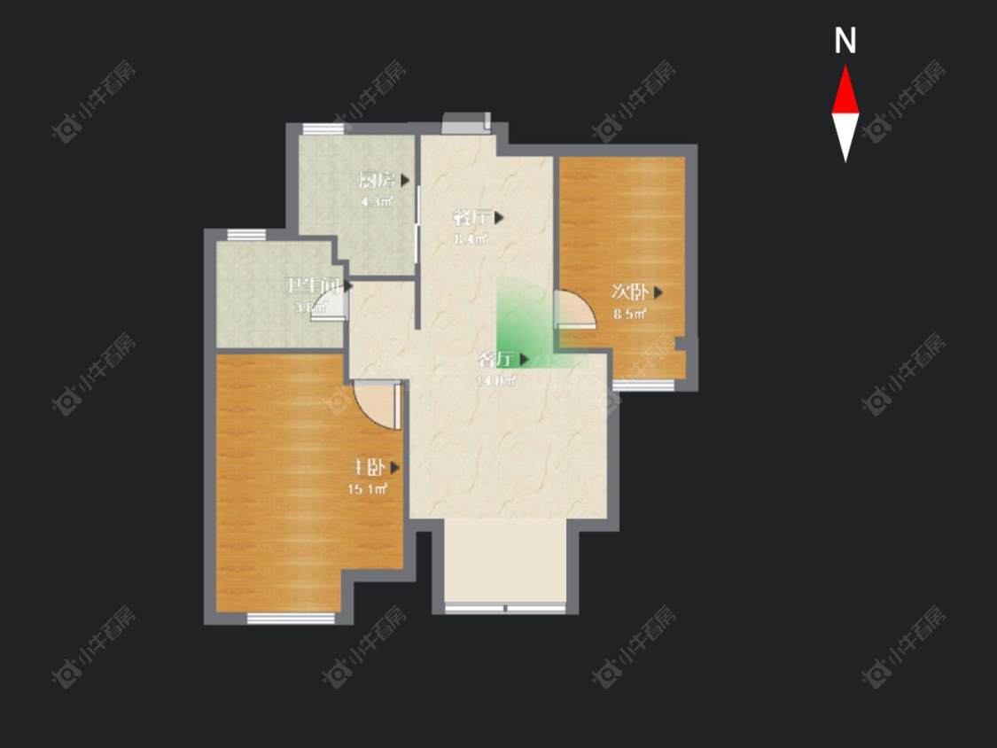 常州港龙新港城在售二手房源户型图_小牛看房