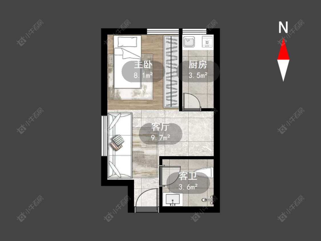 常州御水华庭二期在售二手房源户型图_小牛看房