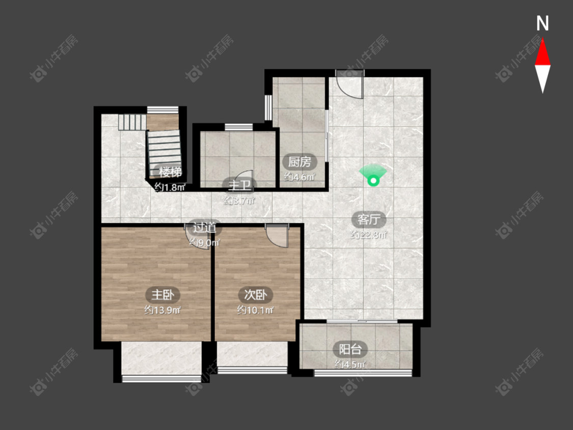 常州万水美兰城在售二手房源户型图_小牛看房