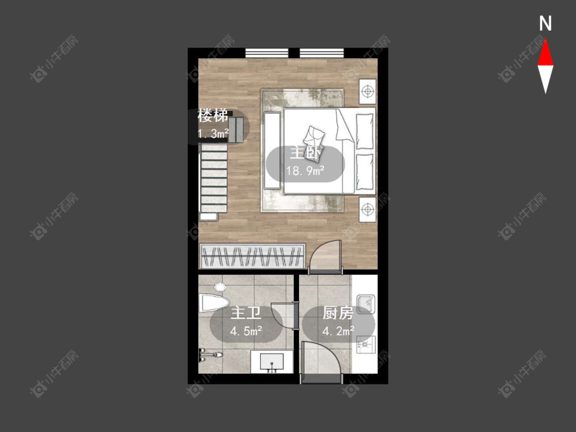 景荟凤凰公寓房源户型图 常州景荟凤凰公寓在售二手房源户型图_小牛看房