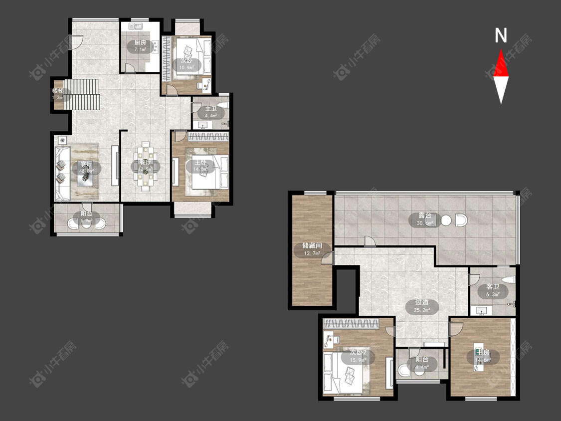 常州都市桃源三期在售二手房源户型图_小牛看房