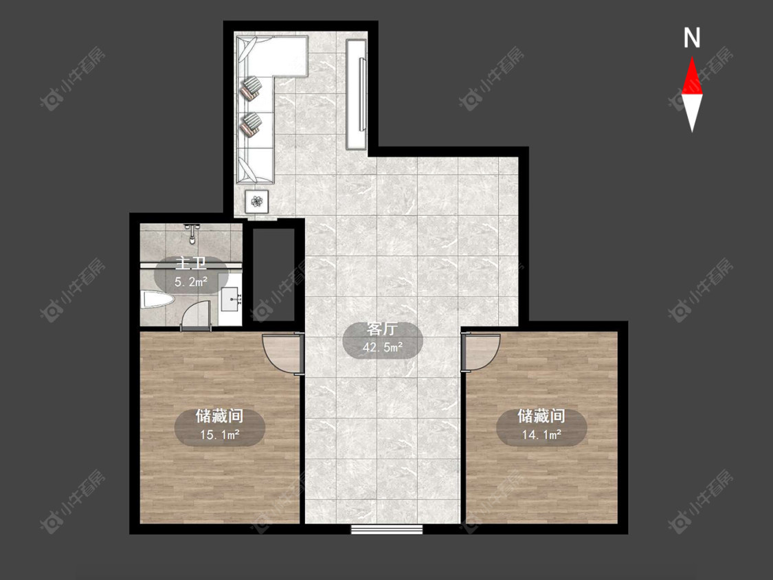 常州河苑家园二期在售二手房源户型图_小牛看房