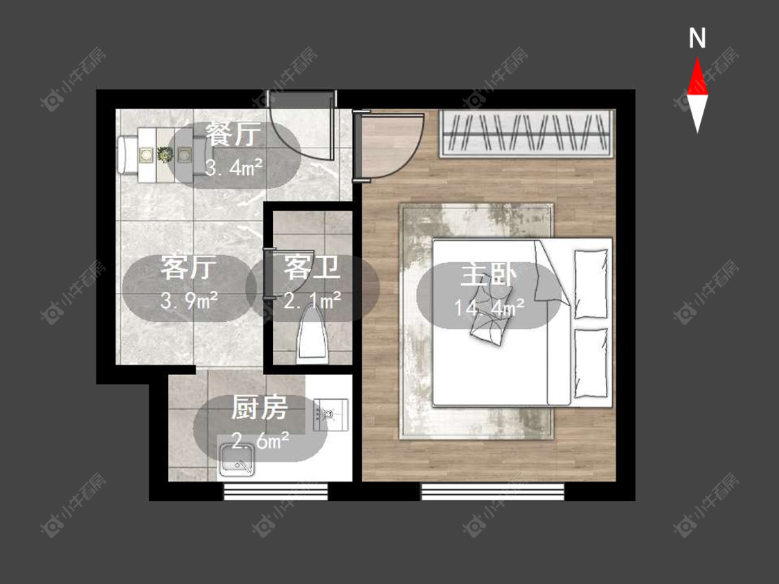 工房北区房源户型图 常州工房北区在售二手房源户型图_小牛看房