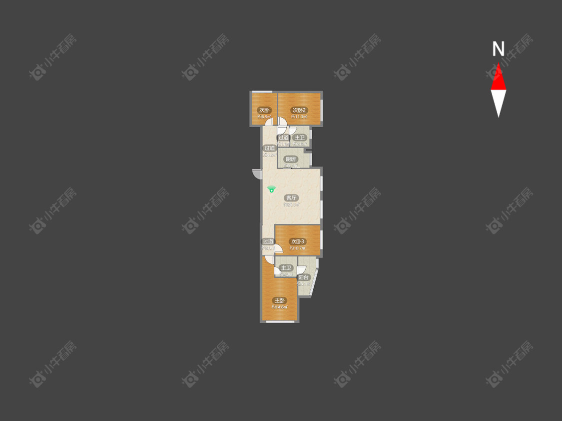 星悦花都房源户型图 常州星悦花都在售二手房源户型图_小牛看房