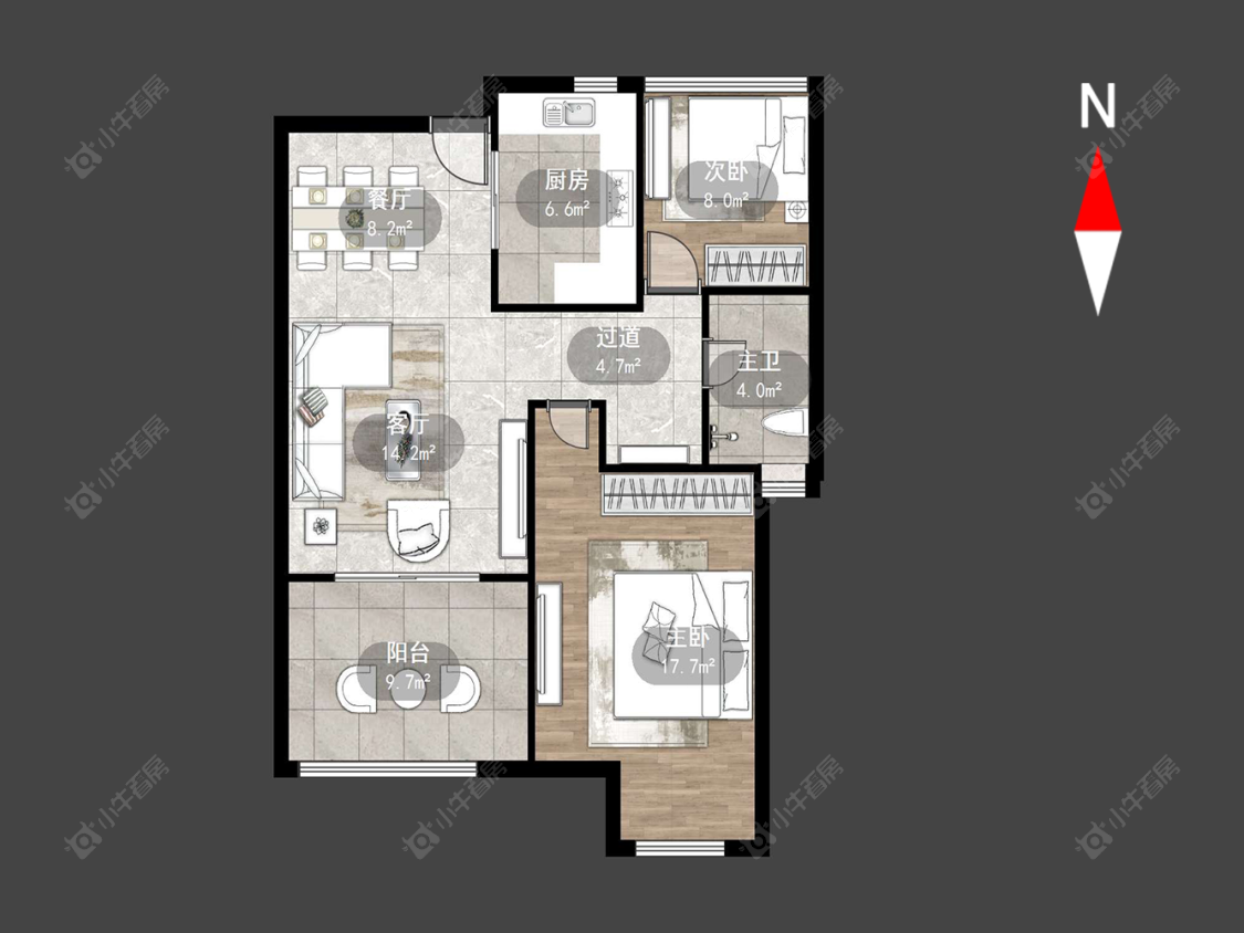 常州尚枫澜湾在售二手房源户型图_小牛看房