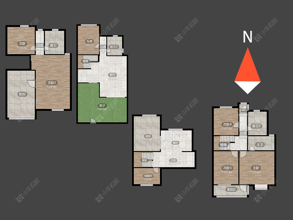 常州四季新城南苑在售二手房源户型图_小牛看房
